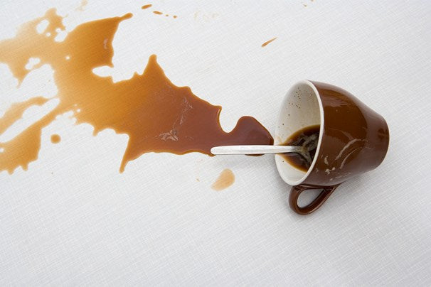 coffee spill