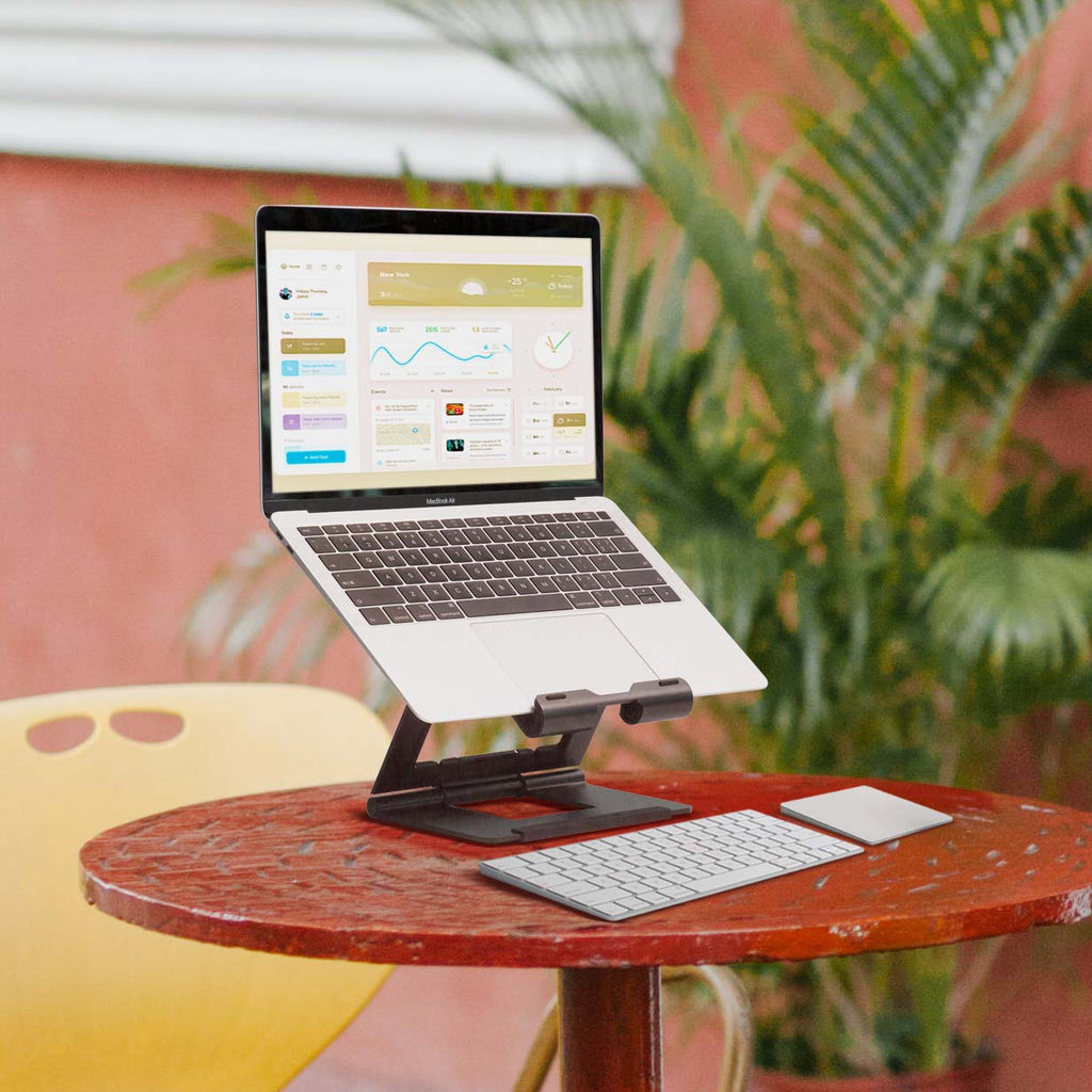 Embrace the Digital Nomad Lifestyle: Elevate Your Work Anywhere with Rmour Stand