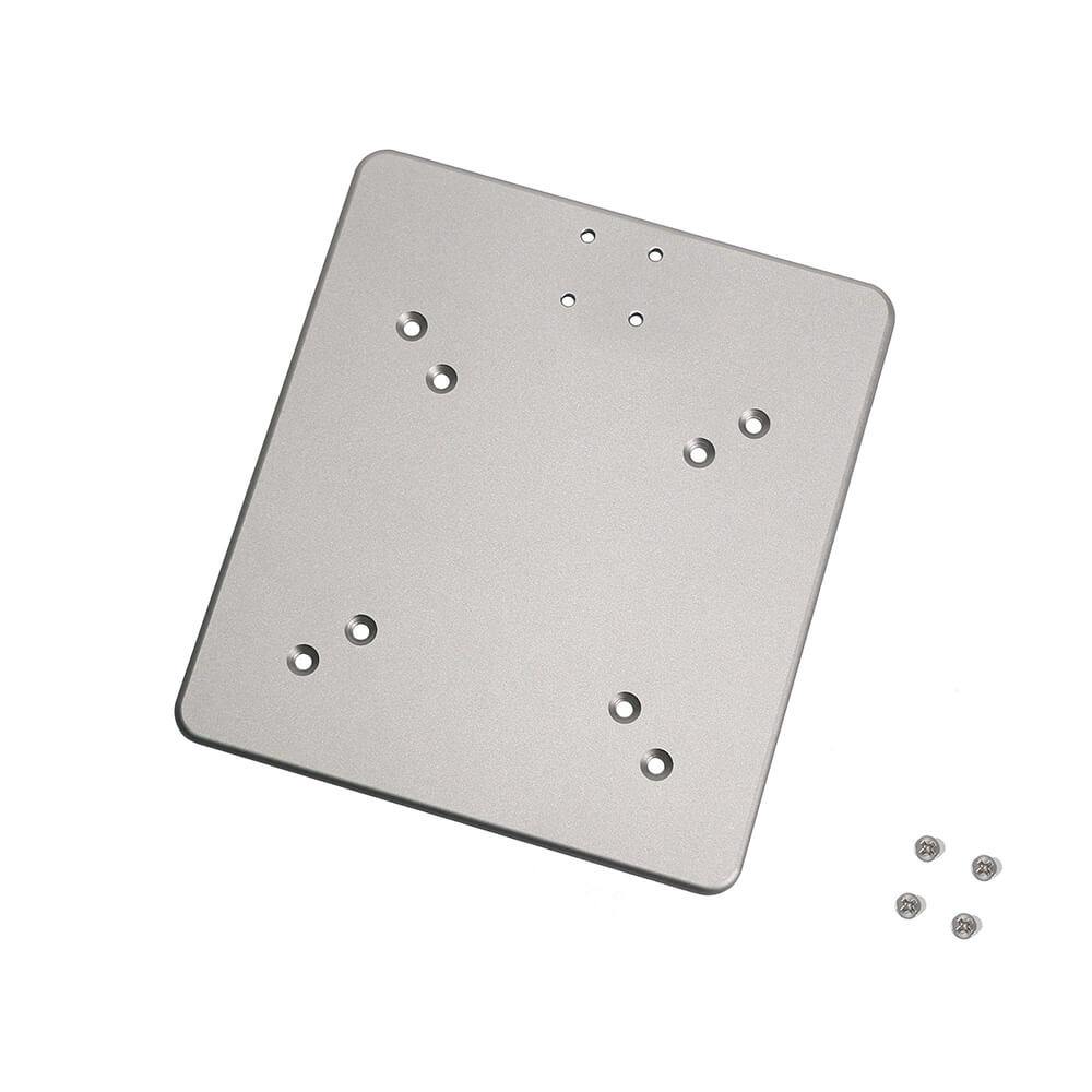 aluminum space gray Maxtand VESA plate, monitor arm holder accessory 
