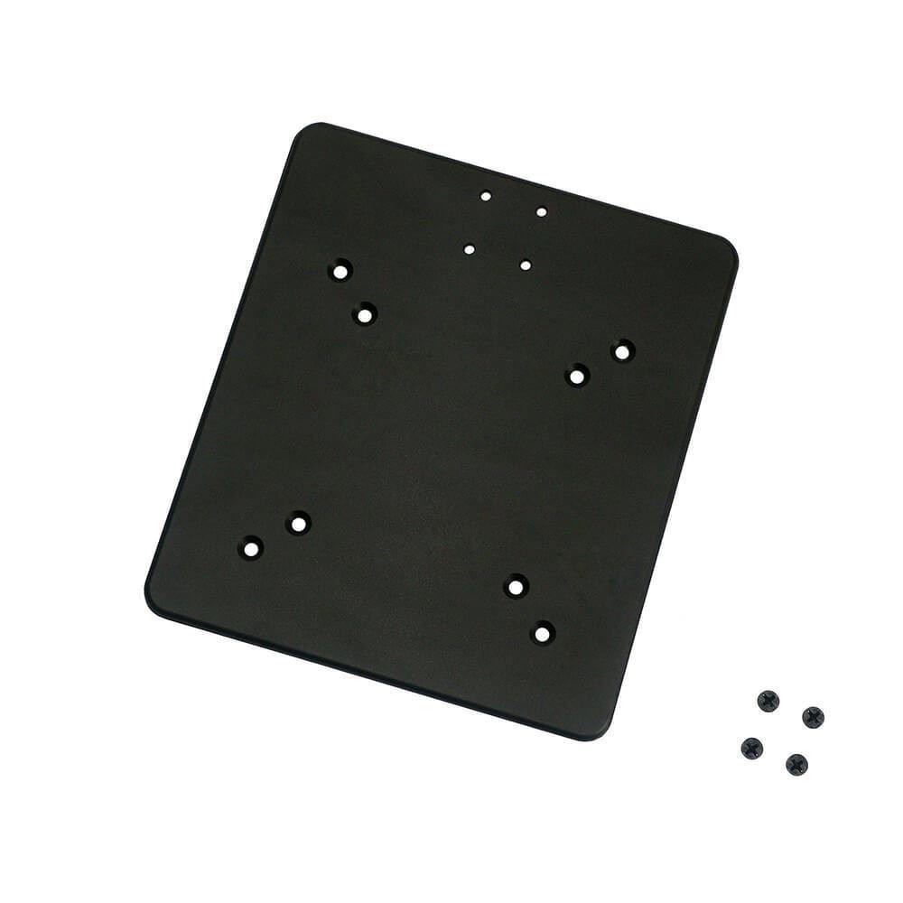 aluminum black Maxtand VESA plate, monitor arm accessory 